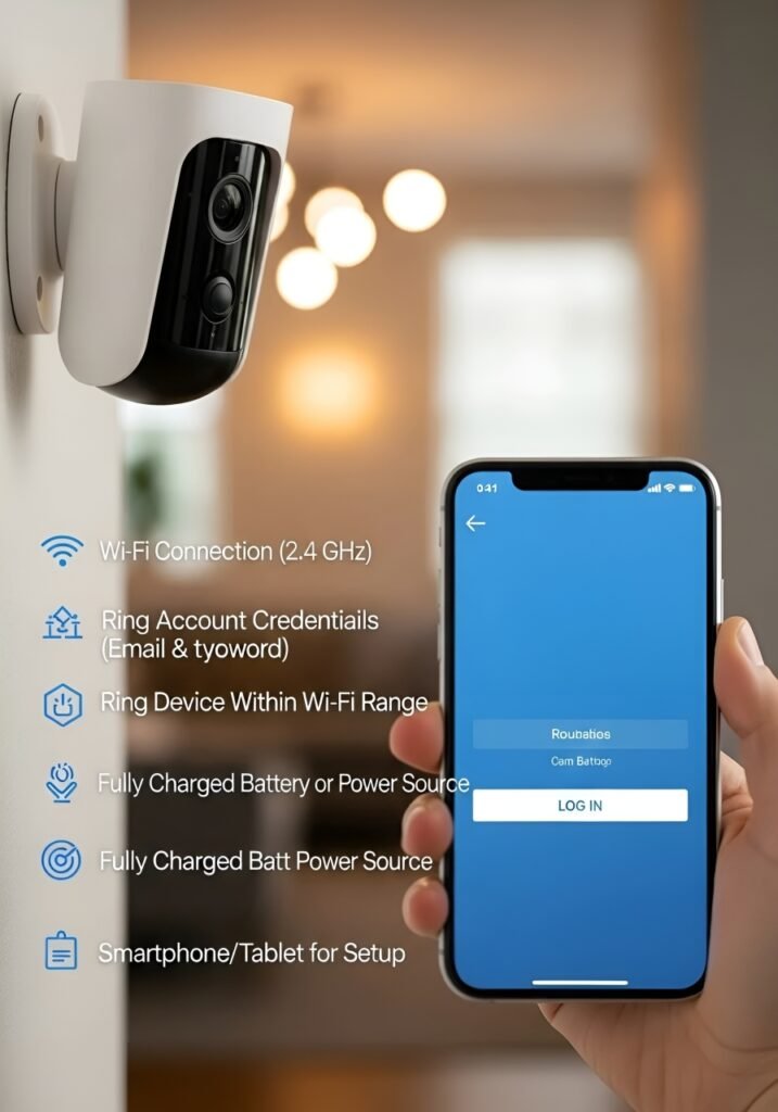 Ring Camera Login app